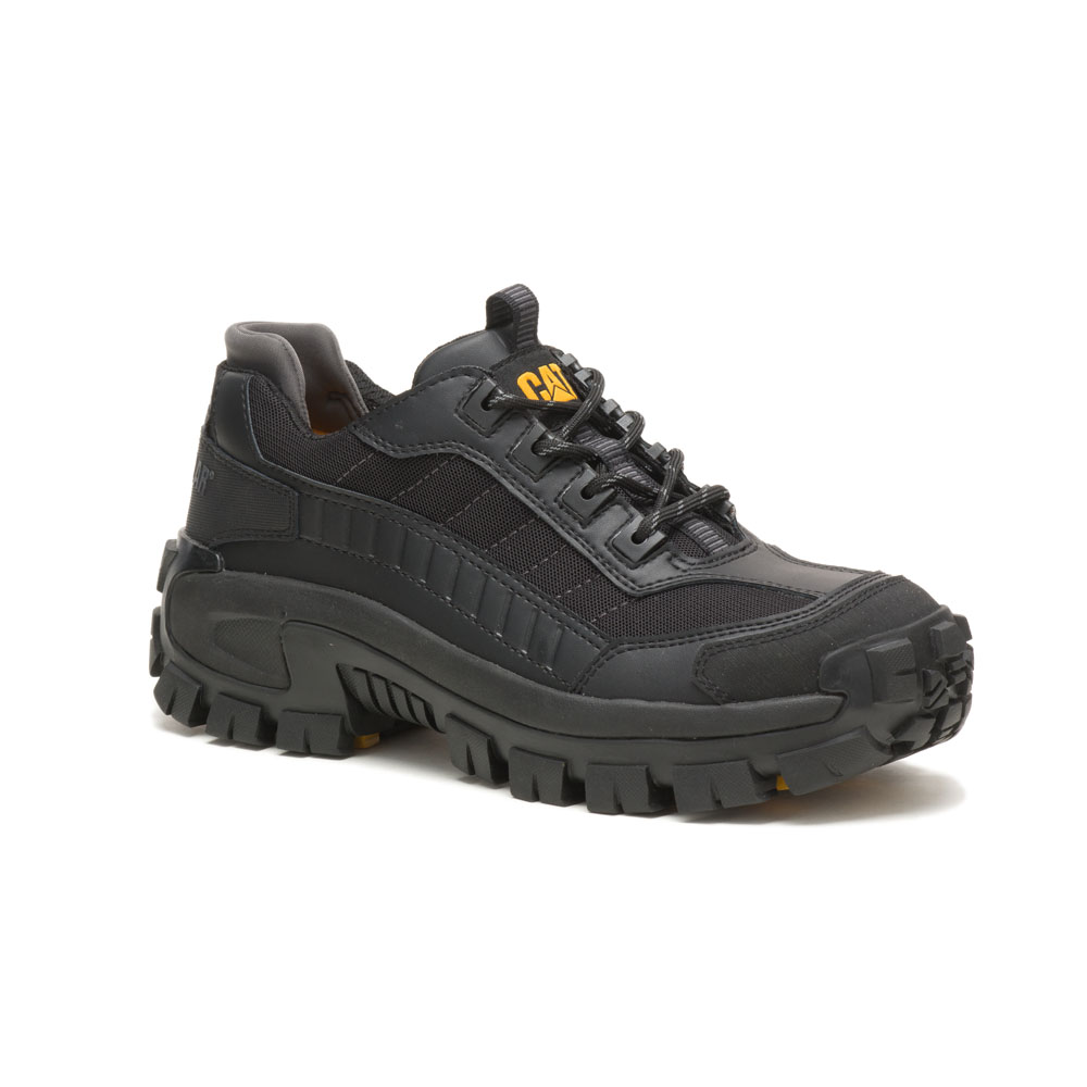 Men's Caterpillar Invader St Safety Shoes Black Ireland JTUM14573